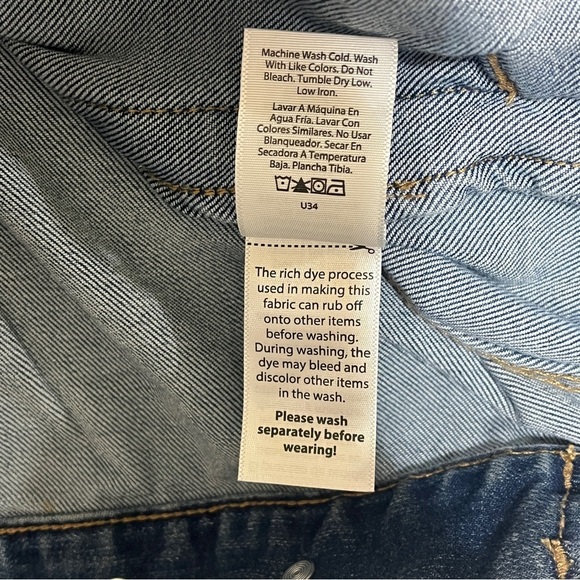 Time and Tru Women's Denim Jacket Medium Wash Size XXXL (22) - Picture 9 of 11